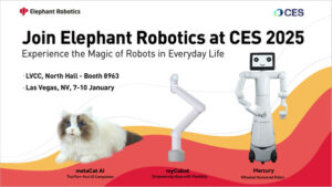 Elephant Robotics to Exhibit at CES 2025: Featuring Cutting-Edge Innovative Robotics Solutions and AI Bionic Robots Debut