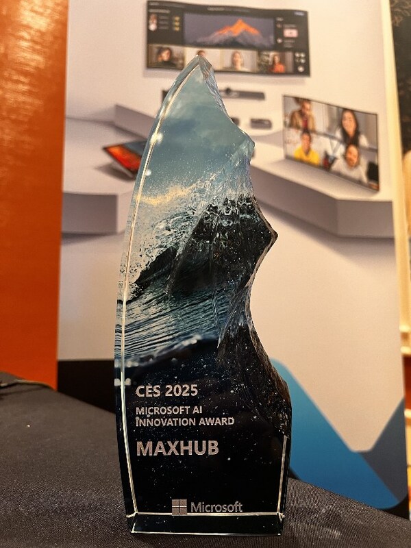 MAXHUB Wins CES 2025 Microsoft AI Innovation Award