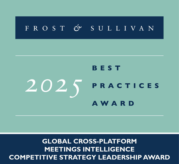 AudioCodes Awarded by Frost & Sullivan for Elevating Meeting Experiences Using AI to Boost Efficiency, Collaboration, and Productivity with Intelligent Meetings Solution