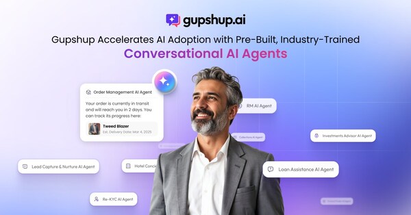 Gupshup透過預建且經行業訓練的多模態人工智能代理,為企業加速人工智能採用
