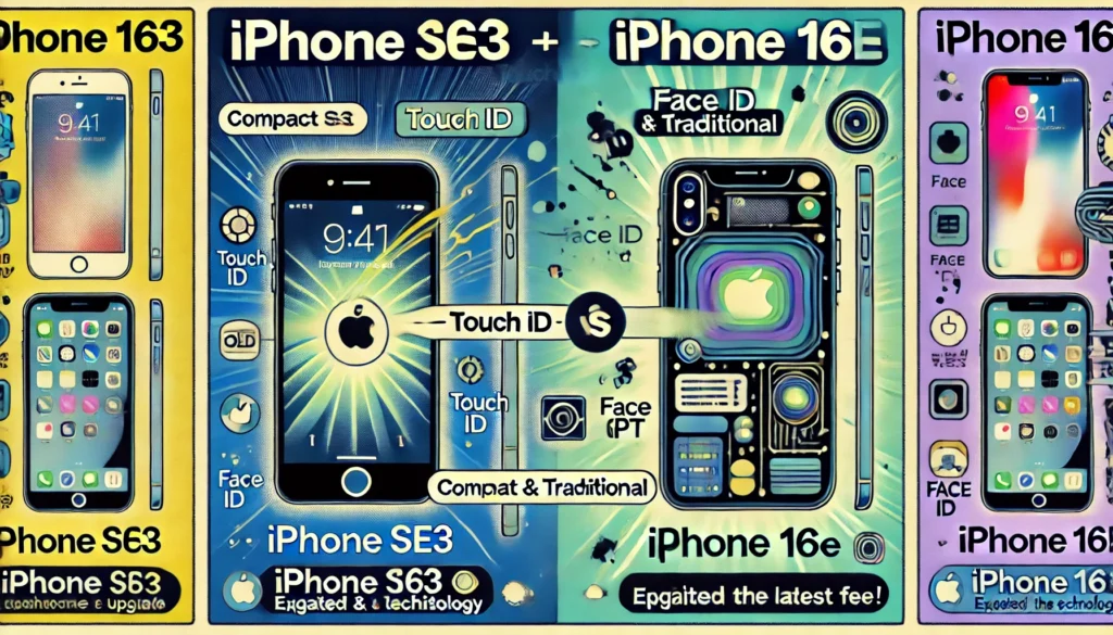 iPhone SE3 and iPhone 16e