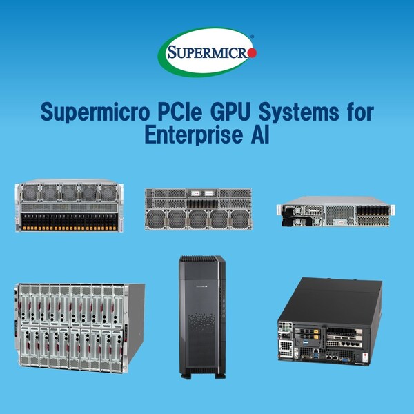 Supermicro（スーパーマイクロ）、近日発売予定の NVIDIA RTX PRO 6000 BlackwellサーバーエディションとNVIDIA H200 NVLに対応した、100種類以上のGPU最適化システムでエンタープライズAIポートフォリオを拡大