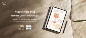 XPPen、Magic Note Padを発表：世界初の3-in-1カラー・ノート・パッドでデジタル・ノート作成の分野を開拓