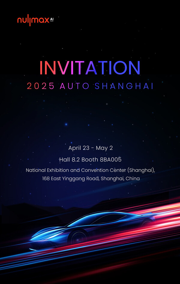 Auto Shanghai 2025: Nullmax to Showcase MaxDrive - From Active Safety to End-to-End Autonomous Driving