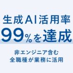 Sansan、社員の生成AI活用率99%を達成。非エンジニア含む全職種が業務に活用