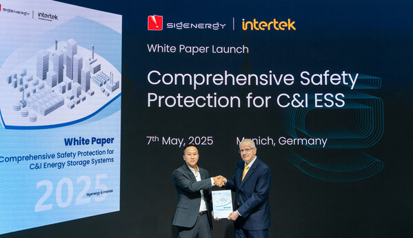 SigenergyとIntertek、商業・産業用エネルギー貯蔵の安全性向上に向けたホワイトペーパーを共同発表