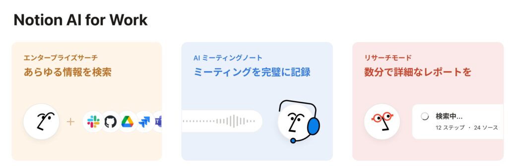 Notion、「Notion AI for Work」を発表