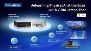 어드밴텍, 컴퓨텍스에서 라이브 풀스택 NVIDIA Jetson Thor 통합 시연: MIC-743, 차세대 물리적 AI 및 로보틱스 시스템 지원