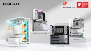 GIGABYTE、全製品ラインにおける最先端デザインでレッドドット・デザイン賞とiFデザイン賞を連続受賞