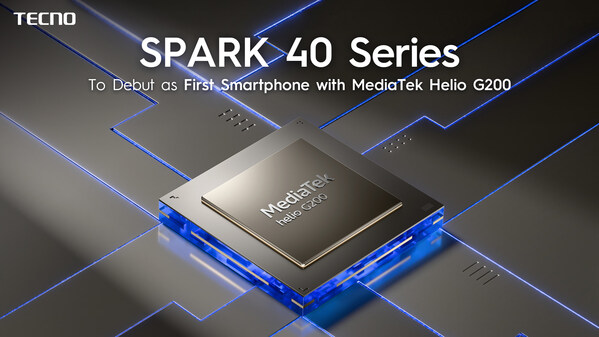 Ponsel Seri TECNO SPARK 40 Segera Dilansir secara Global, Ponsel Pintar Pertama yang Didukung MediaTek Helio G200