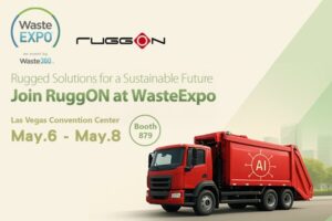 RuggON Showcases AI-Driven Rugged Fleet Solutions at WasteExpo 2025, Empowering Smarter & Greener Waste Management