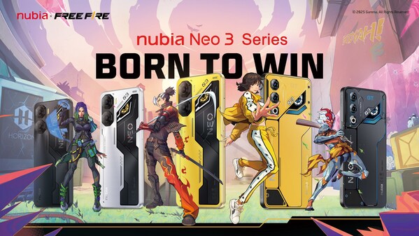 勝利のために生まれた：Nubia Neo 3シリーズが『Garena Free Fire』の公式共同ブランド・ゲーミング・スマートフォンに