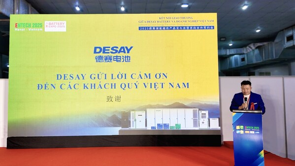 Desay Battery、ベトナムのバッテリー・エクスポ2025(Battery Expo 2025)でフルスタックエネルギー貯蔵ソリューションを展示