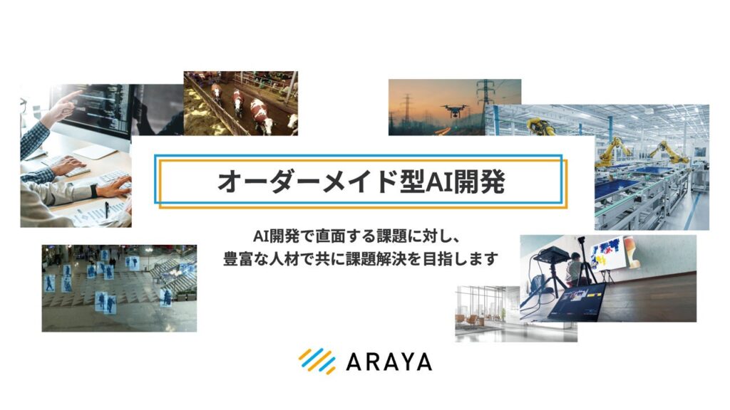 既製のAIでは届かない業務課題へ。「オーダーメイド型AI開発」提供開始。