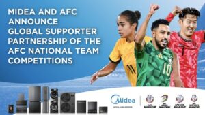 MideaがAFC代表チーム大会のグローバル・サポーターに就任