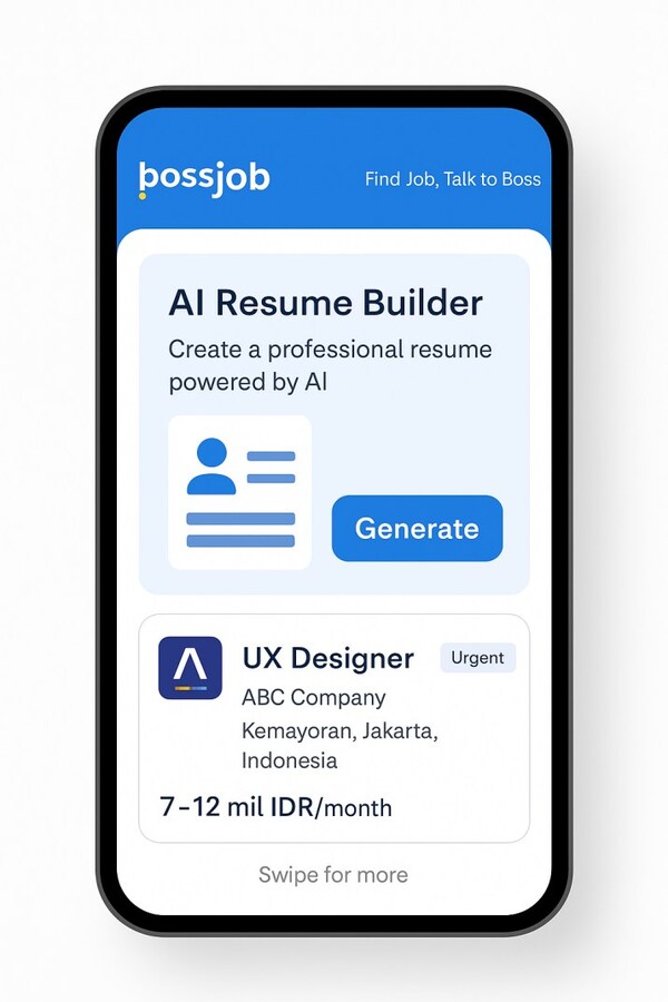 AI Bossjob: Solusi Cerdas Susun CV & Dapat Undangan Wawancara Lebih Cepat