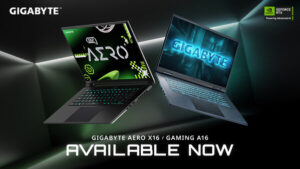 技嘉宣布全新 AI 筆電 GIGABYTE AERO X16 與 GIGABYTE GAMING A16 正式開賣