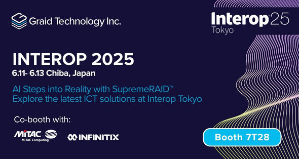 Graid Technology、Interop Japan 2025で次世代AIとHPCストレージを展示