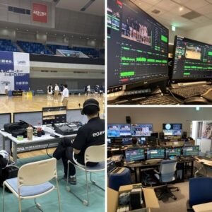 TVUテクノロジーによるインターハイバスケットボールのストリーミング・ライブ配信