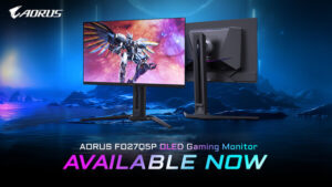 技嘉推出500Hz 高刷新率 QD-OLED 电竞显示器 AORUS FO27Q5P 正式上市