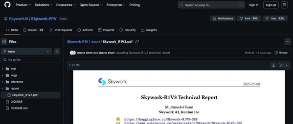 Skywork AI は、これまでで最も強力なマルチモーダル推論モデルである Skywork-R1V 3.0 をオープンソース化し、MMMU で 76 というスコアを達成して、OpenAI と Anthropic の両方を上回りました
