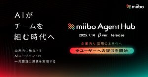 企業内のAIエージェントがチームを結成し自律的に複雑な課題を解決
