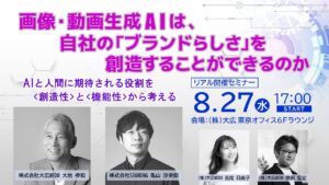 画像・動画生成AIは、自社の「ブランドらしさ」を創造することができるのか～AIと人間に期待される役割を＜創造性＞と＜機能性＞から考える～