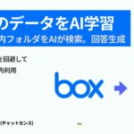 「Box」の社内データを AI が学習・検索できる「ChatSense」、フォルダ連携機能のベータ版を公開