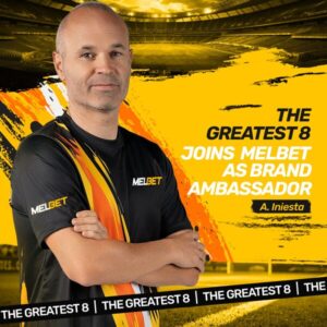 MelBetのフェアプレイ・アンバサダー、Andrés Iniesta