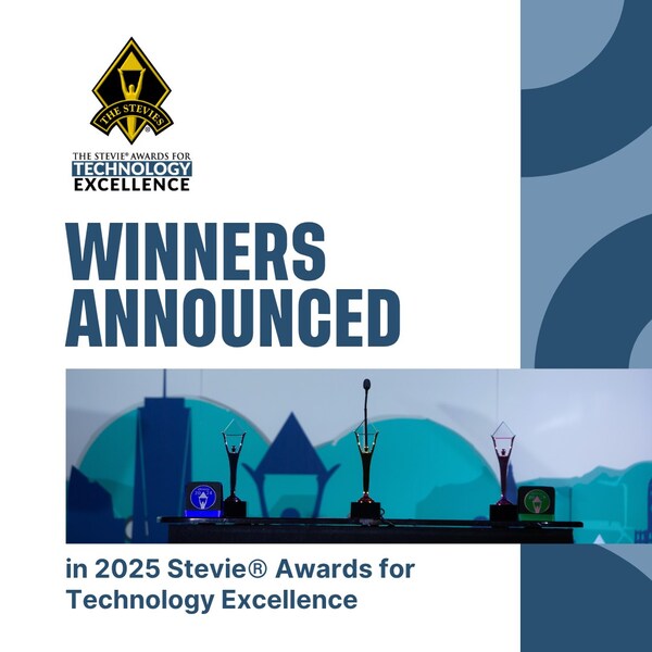 第2回年次スティービー賞テクノロジー・エクセレンス部門(Stevie® Awards for Technology Excellence)受賞者を発表