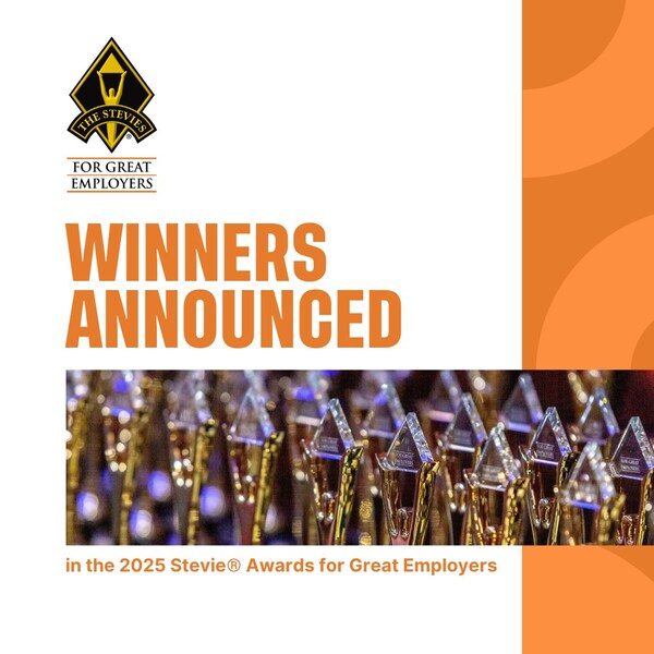 2025年度の優秀な経営者のためのスティービー賞(Stevie® Awards for Great Employers)の受賞者、発表
