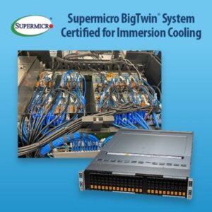 業界初 - Supermicro Systems、液浸冷却ソリューションでIntel認定を取得