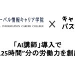 「AI講師」導入で125時間分の労働力を創出｜自己理解の深化と教員負担の軽減を同時に実現