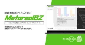 【メタリアル・グループ】法人向け新規事業開始意欲分析AIエージェント「Metareal ビズスタート(Metareal BZ)」8/28提供開始