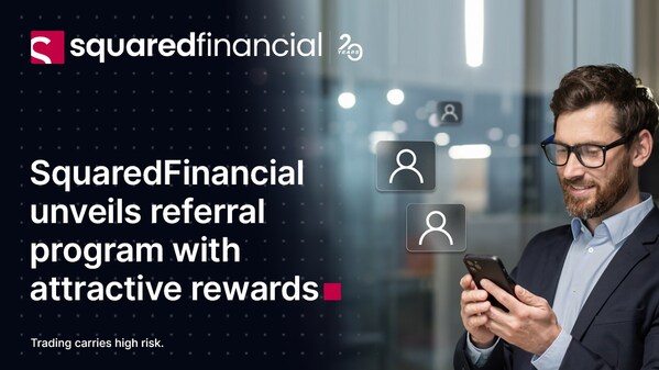 SquaredFinancial、顧客1人あたり最大$1,000の報酬を提供する紹介プログラムを発表