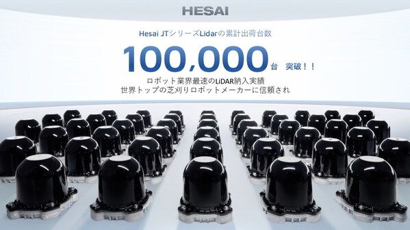 ロボット用ライダー市場をリード!Hesai、ミニサイズの新世代LiDARを携えWRCに登場し、ロボットの知覚能力を次世代へ