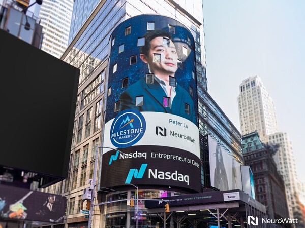 從 Nasdaq 創業家到金融科技推手:NeuroWatt 登上紐約時代廣場,正式進軍全球市場