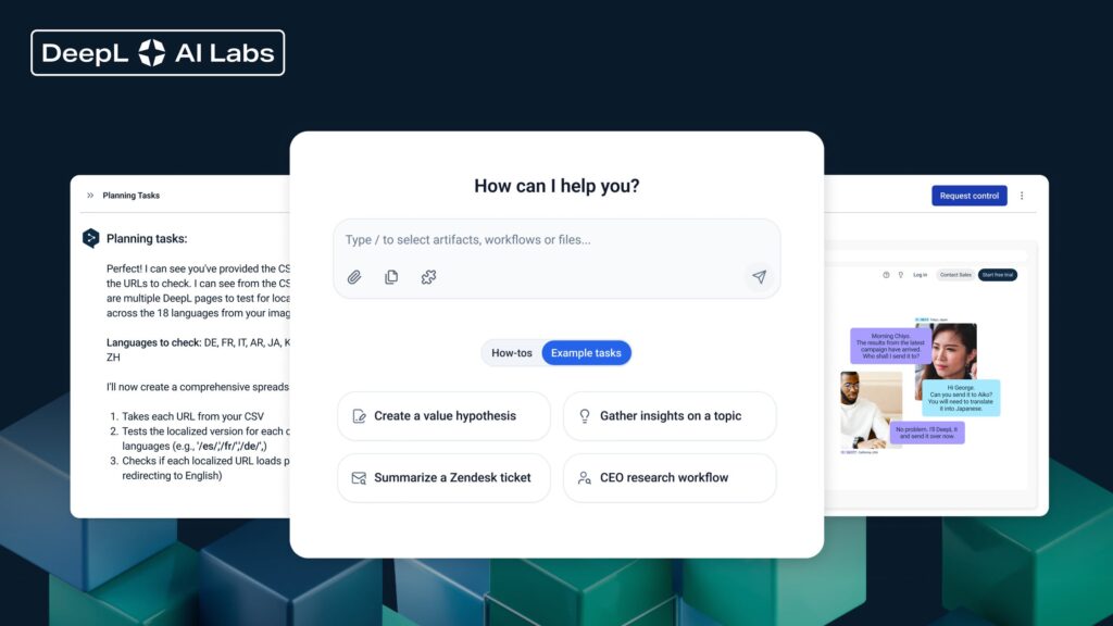 DeepL、企業向け自律型AIエージェント「DeepL Agent」を発表