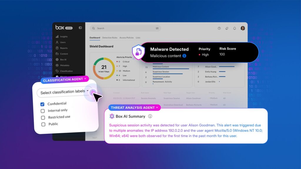 Box、AIを活用した次世代のコンテンツ保護機能Box Shield Proを発表