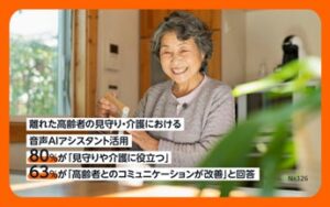 Amazon、「離れて暮らす高齢者の見守り・介護における音声AIアシスタント活用」調査を発表80%が「見守りや介護に役立つ」、63%が「高齢者とのコミュニケーションが改善」と回答