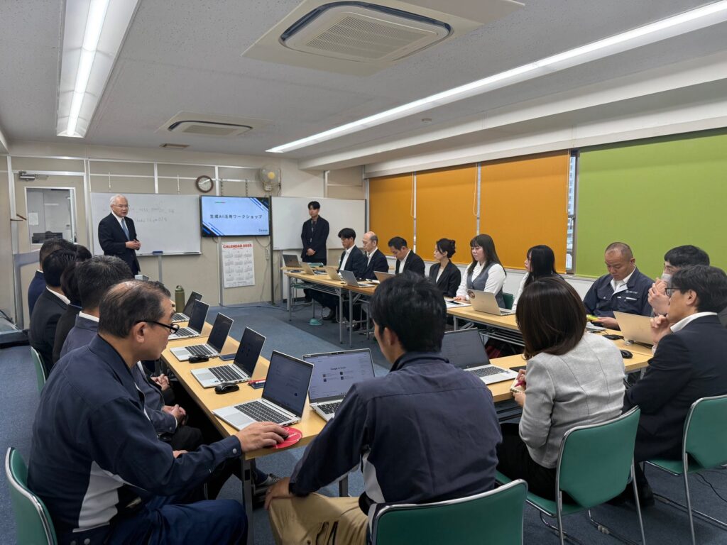 【実施レポート】フジパスク株式会社で全社向けAIワークショップを開催。「AIを頼れる相談相手」に、AIを活用した業務改善の新たな一歩を。
