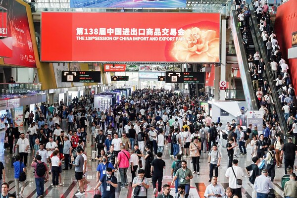 第138届广交会开幕 "向新""向智""向绿"成亮点