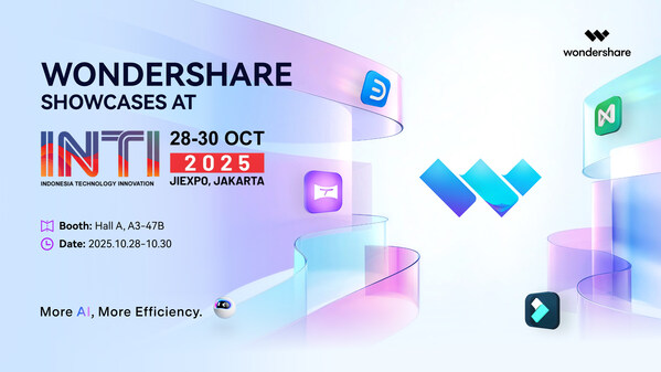 Wondershare Berpartisipasi di INTI 2025, Dukung Pertumbuhan Ekonomi Digital di Asia Tenggara Melalui Solusi Perangkat Lunak yang Berbasiskan AI untuk Industri Kreatif