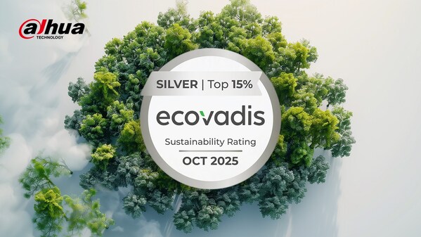 Dahua Technology nhận Huy chương Bạc từ EcoVadis cho thành tích về bền vững