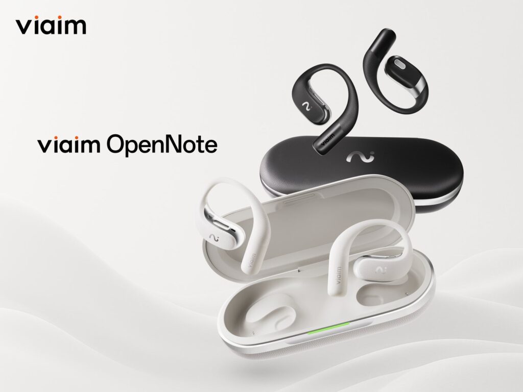 新登場　AI搭載オープンイヤー型イヤホン「viaim OpenNote（オープンノート）」発売