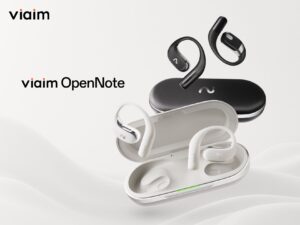 新登場　AI搭載オープンイヤー型イヤホン「viaim OpenNote（オープンノート）」発売