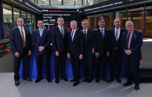 DARGLOBAL、LONDON STOCK EXCHANGEのオープニングベルを鳴らし、サウジアラビアの不動産市場が世界に開放