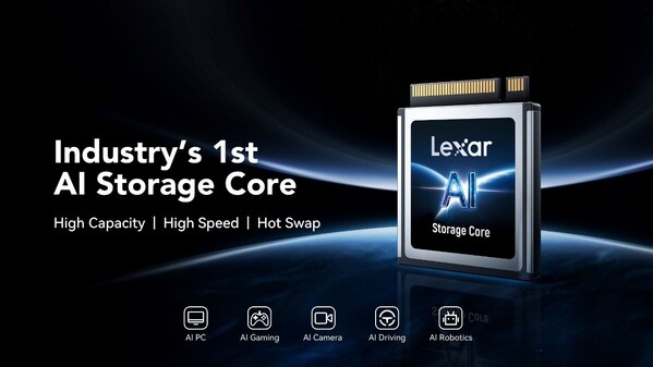 Lexar、次世代エッジAIデバイスに向けた業界初のソリューションAI Storage Coreを発表