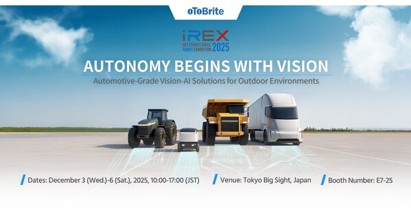 oToBrite、2025国際ロボット展（iREX 2025）にて屋外ロボティクスおよび無人車両向けの先進ビジョンAIソリューションを発表―― indie CVP を搭載した新型 GMSL™ カメラおよび Jetson プラットフォーム向け開発者キットを公開