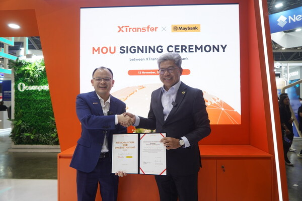 XTransferとMaybank、シンガポール・フィンテック・フェスティバル2025（Singapore FinTech Festival 2025）で戦略的提携を発表